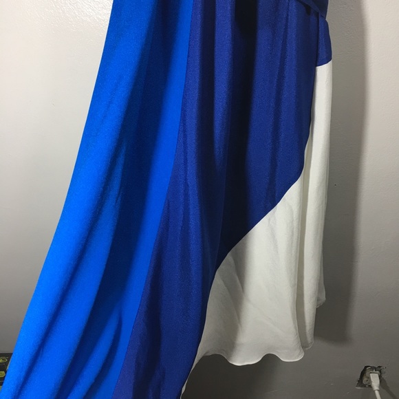 Lane Bryant Color Block Blue Dress - Picture 8 of 8